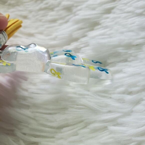 Down Syndrome Awareness Bear Keychain - Picture 4 of 11